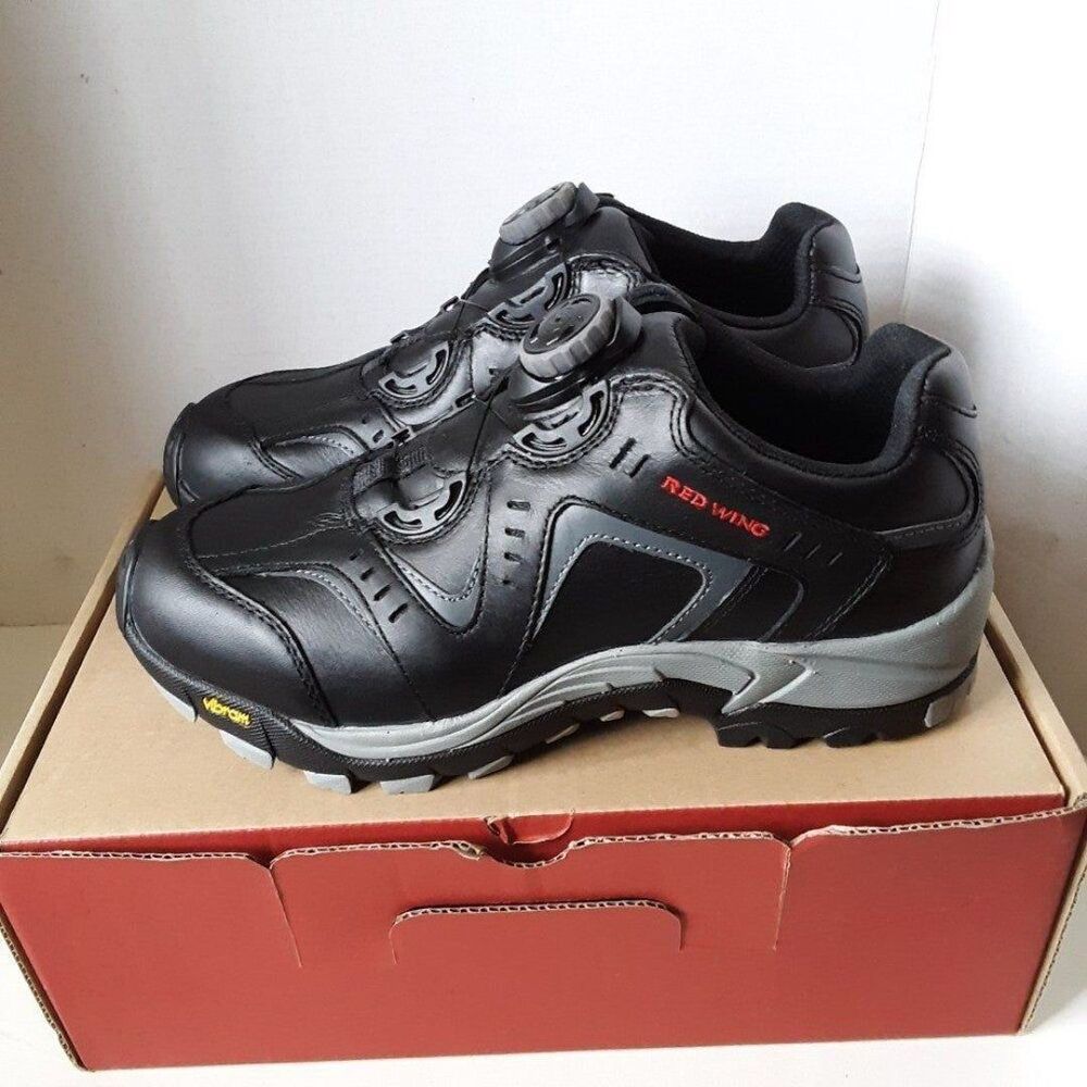 Red Wing 8640 BOA Lacing Men's size 8.5H Black Leather Soft Toe Work Shoes